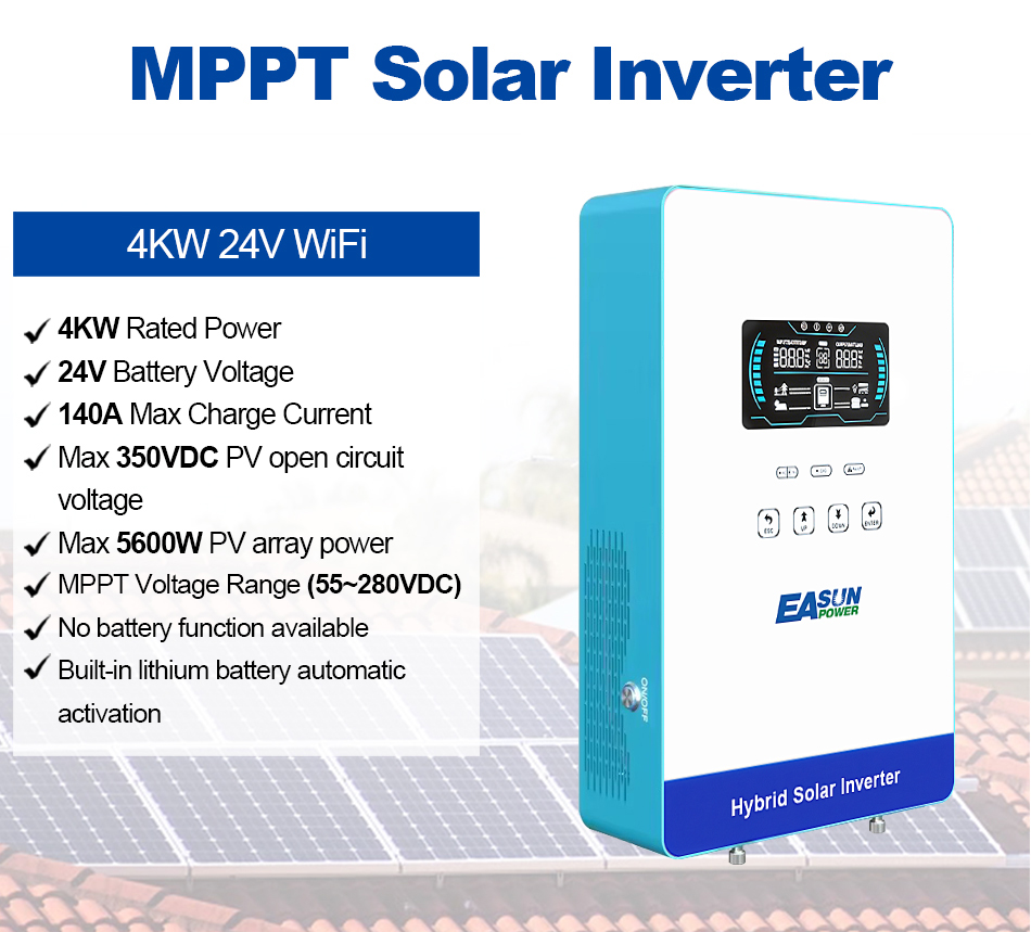 EASUN POWER 4KW Inverter 110V  - огляд і ціна Flexible Solar Panel