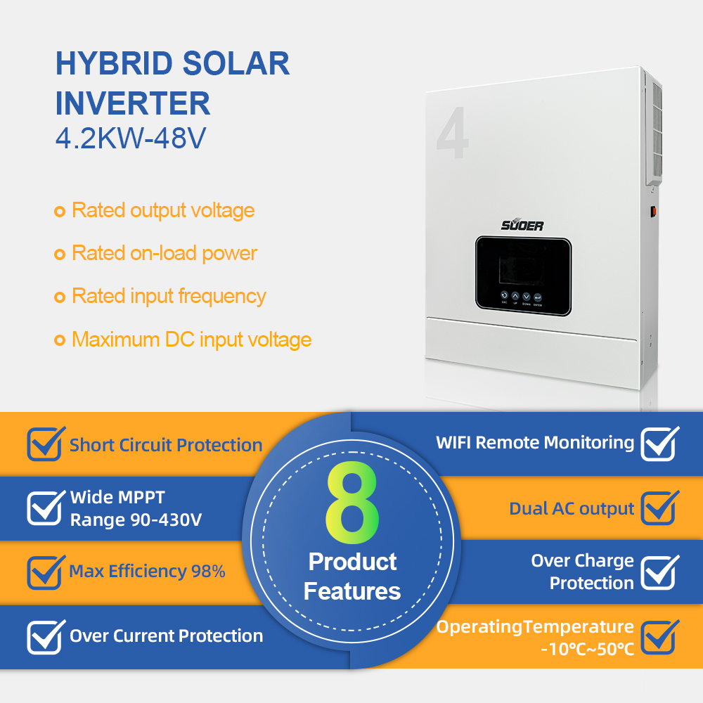 New 4.2kw 24v 230v off Grid In - огляд і ціна Pure Sine Wave Inverter