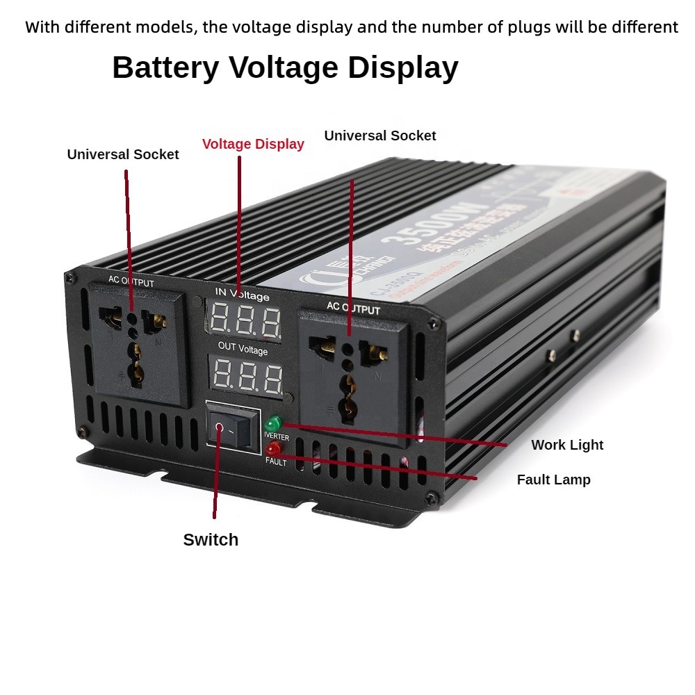 NEW 4000w Peak Power Inverter  - огляд і ціна Pure Sine Wave Inverter