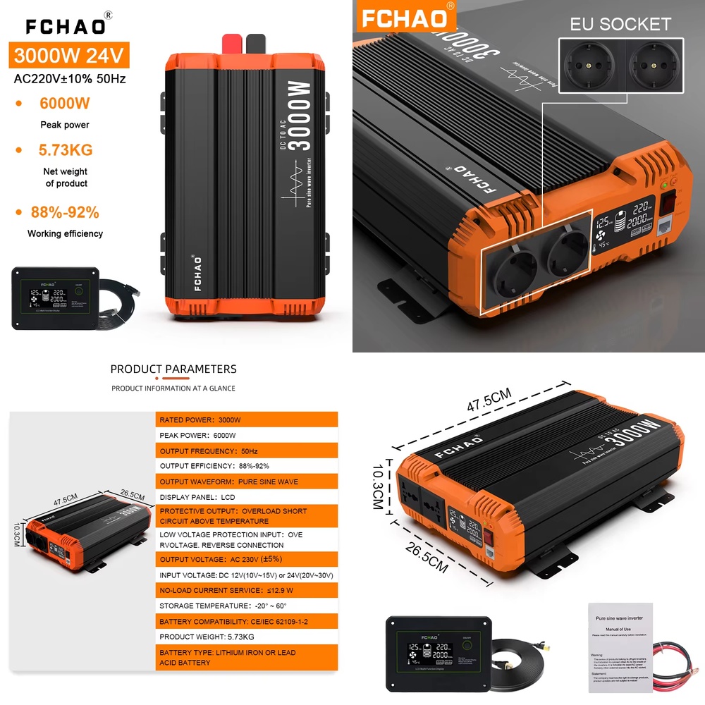 Pure Sine Wave Off Grid Invert - огляд і ціна Pure Sine Wave Inverter