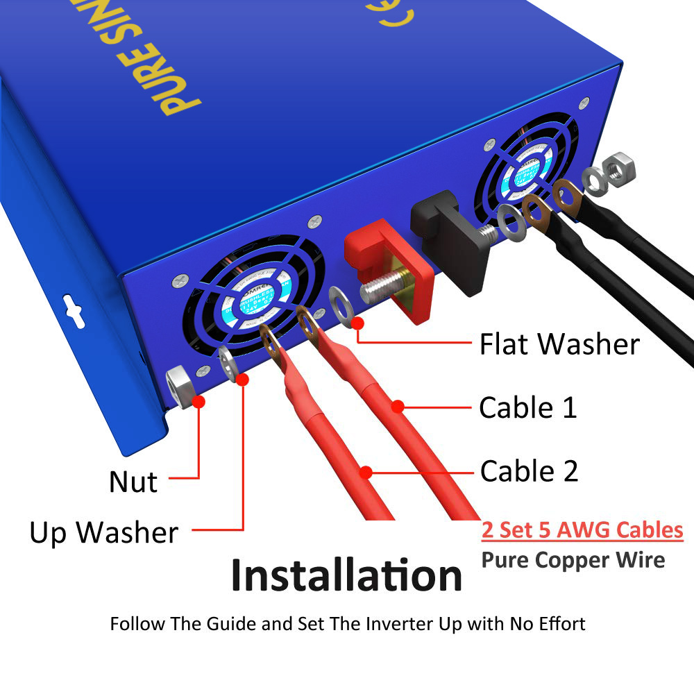 2026 Hot Sale WZRELB 3000W Car - огляд і ціна Pure Sine Wave Inverter