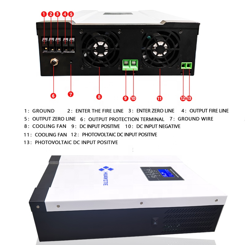 5.6KW 3.6KW Hybrid Solar Inver - огляд і ціна Pure Sine Wave Inverter