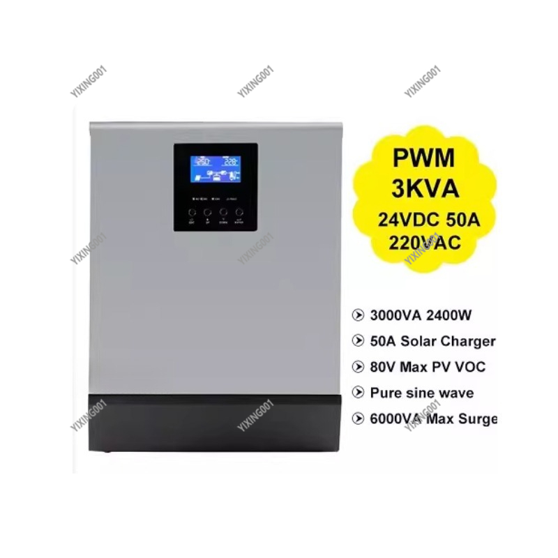 3KVA/2400W 24V Solar Inverter  - огляд і ціна Mppt Charge Controller