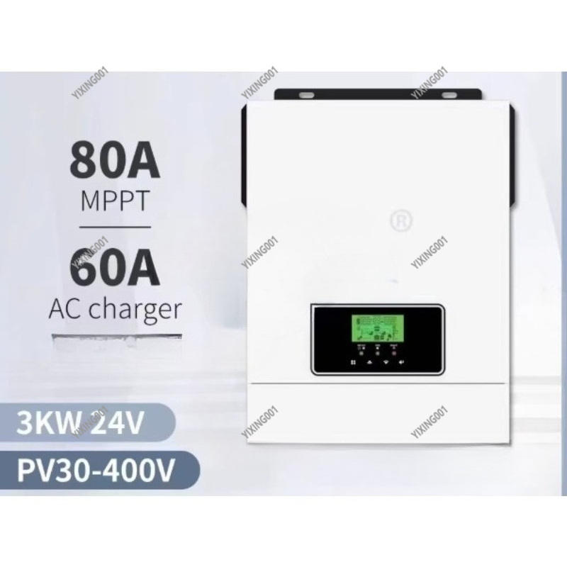 3KVA/2400W 24V Solar Inverter  - огляд і ціна Mppt Charge Controller