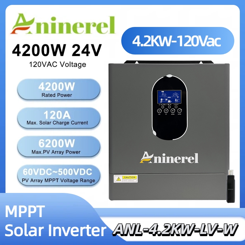 Aninerel 4.2KW 24V NEW 110-120 - огляд і ціна Mppt Charge Controller