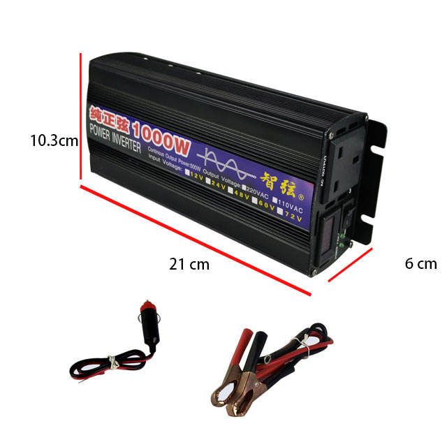 Pure Sine Wave Inverter 1000W  - огляд і ціна Pure Sine Wave Inverter