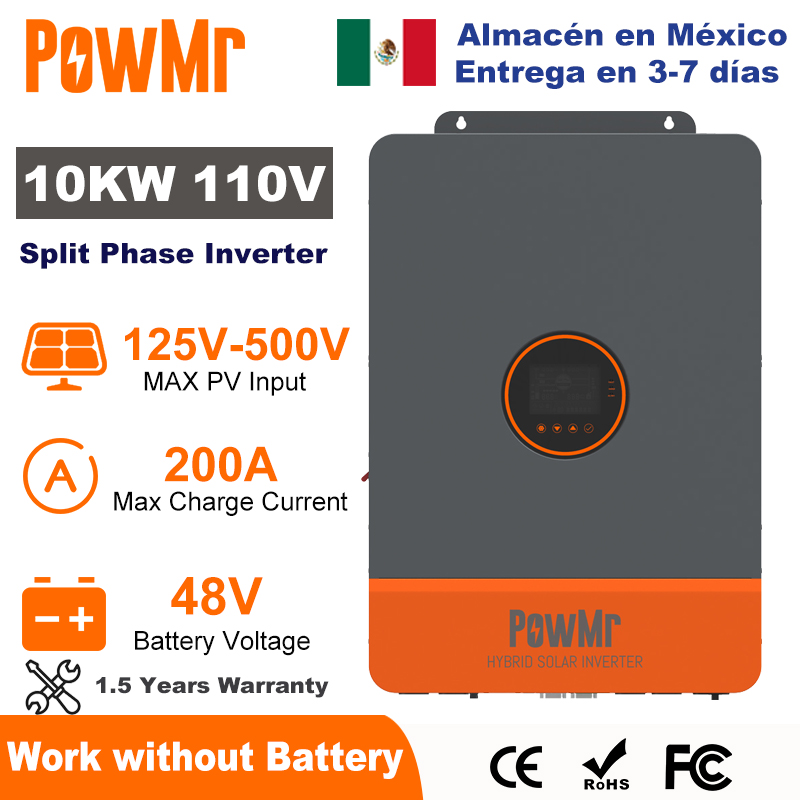 PowMr 10KW Split Phase Inverte - огляд і ціна Flexible Solar Panel