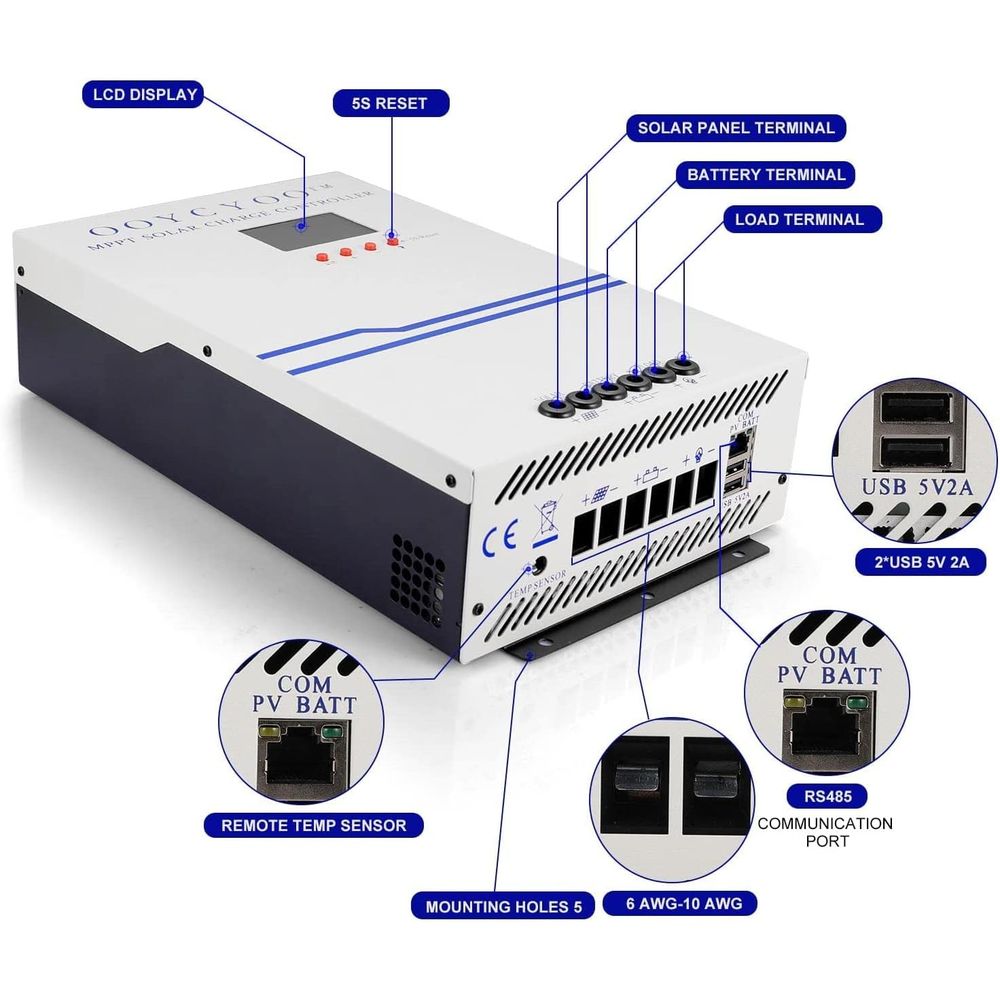 100 Amp MPPT Solar Charge Cont - огляд і ціна Mppt Charge Controller