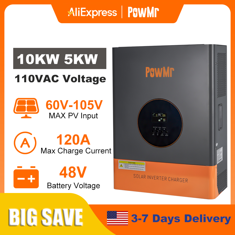 PowMr 10KW 5KW Split Phase Inv - огляд і ціна Flexible Solar Panel
